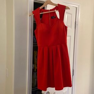Guess red cutout dress
